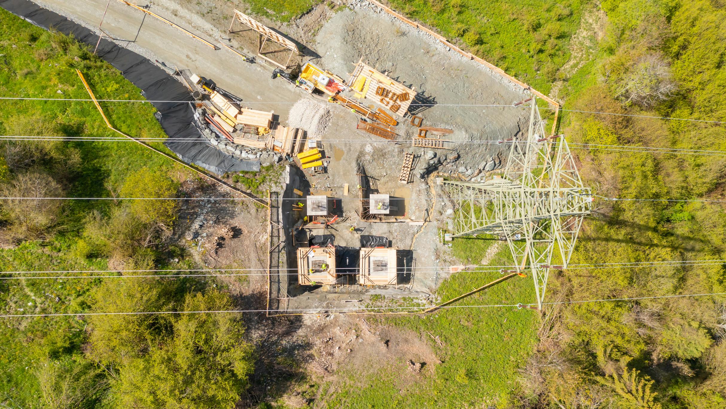 New foundations exactly along the line