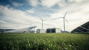 Solar power plants, wind farms and batteries: new players in the energy system