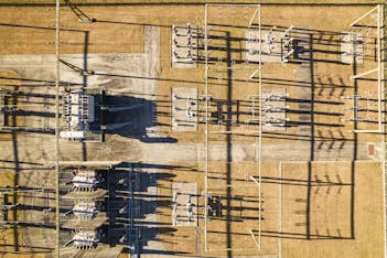 Poste de couplage aérien 220 kV