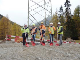 Ground-breaking ceremony Pradella – La Punt
