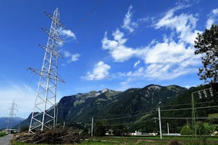 Leitungsanschluss zum Unterwerk Rüthi