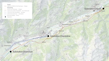 General site plan Chamoson – Chippis