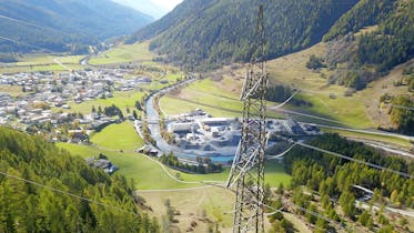 Ligne 380 kV existante Pradella – La Punt