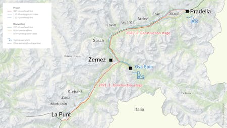General site plan Pradella – La Punt